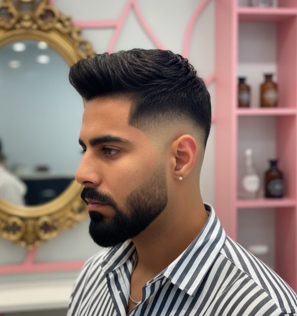 Spiky Fringe with Low Fade