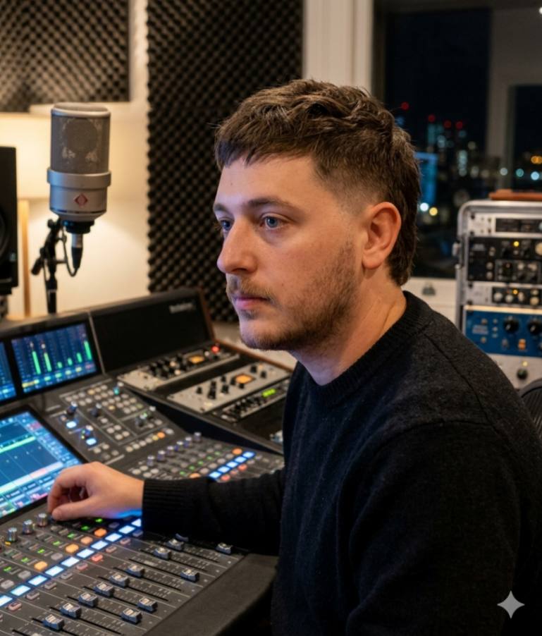 Textured Mohawk Fade with Fringe