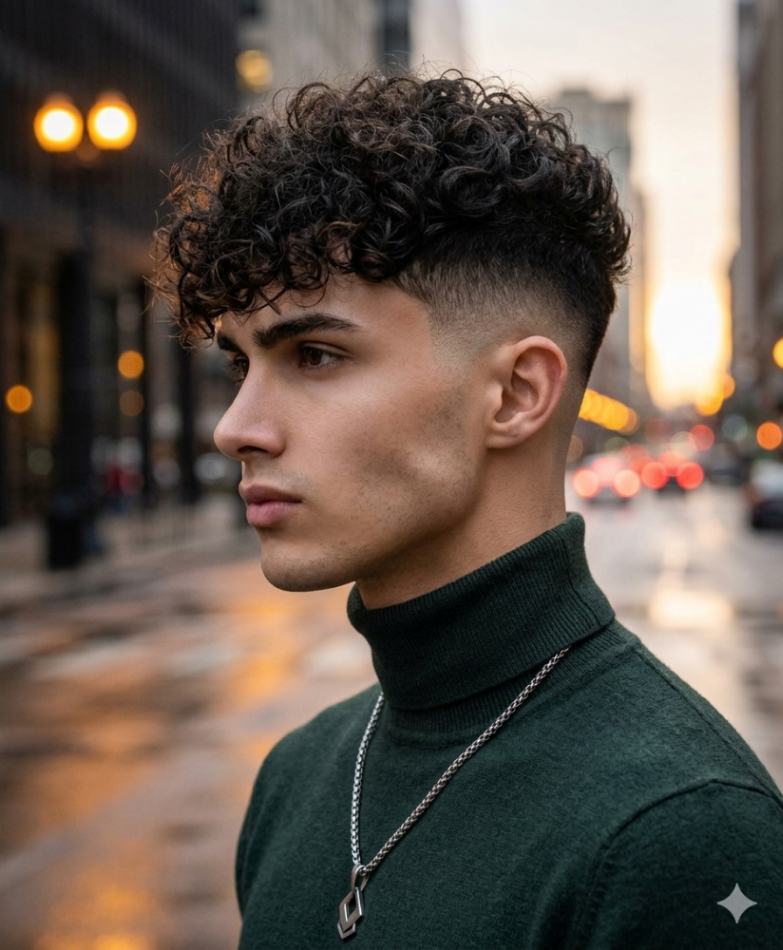 Curly Hair Fade