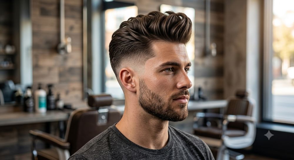 Drop Fade Quiff
