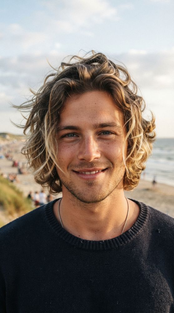 Messy Surfer Hair